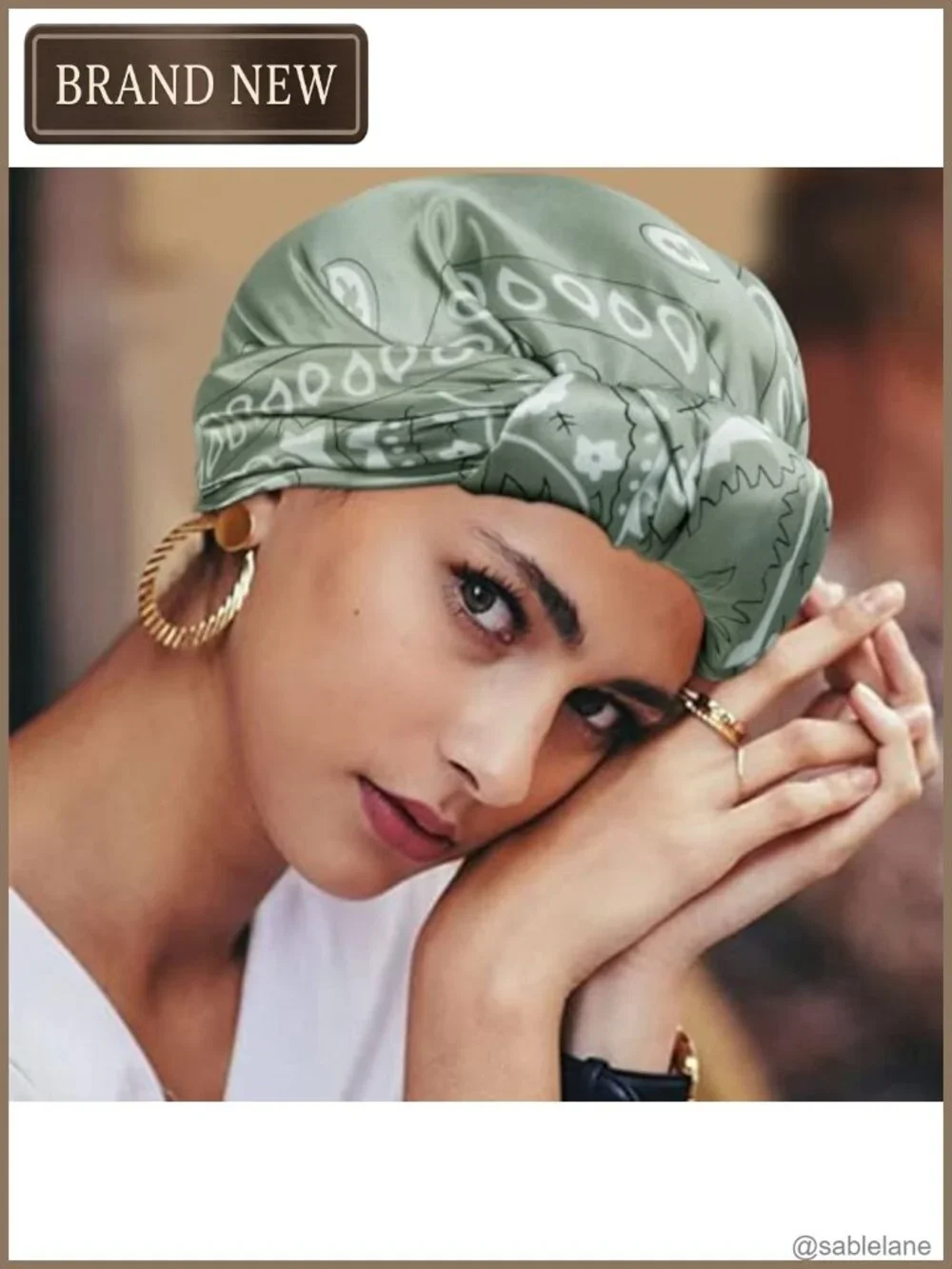 4 Pack Satin Hair Scarf for Women 35